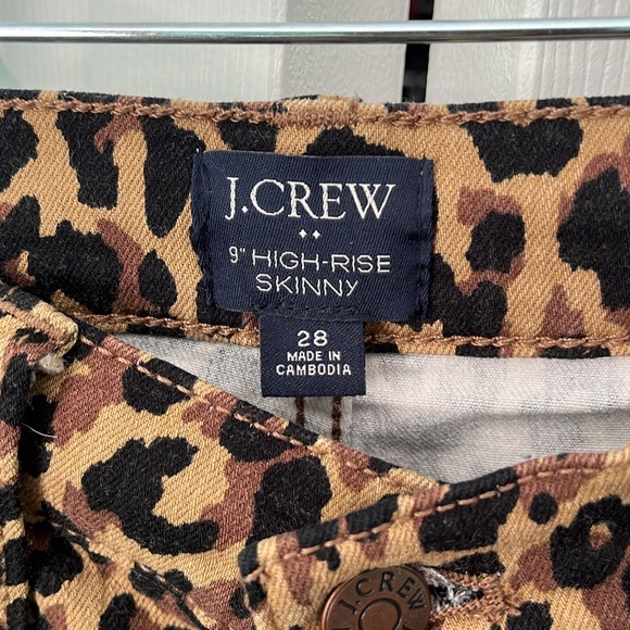 J.Crew Factory Leopard Jeans - Picture 2 of 3